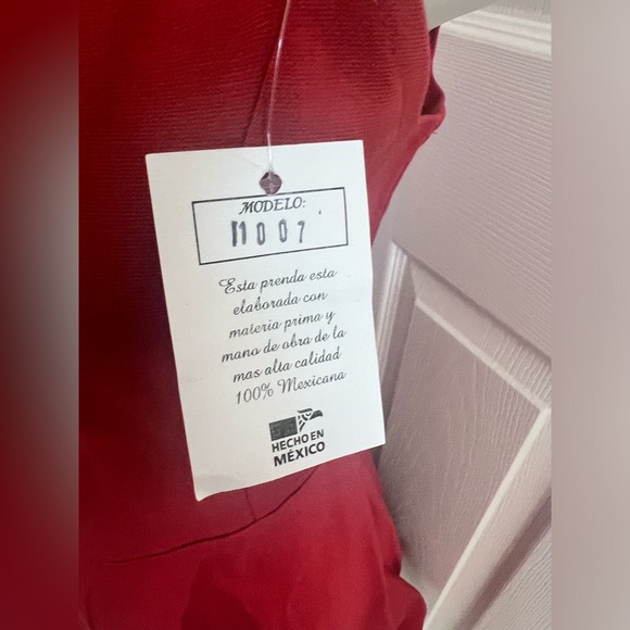 NWT Danian Women's Red Sleeveless Round Neck Back Zip Short Mini Dress - Picture 5 of 5